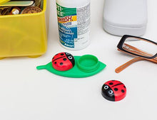 Load image into Gallery viewer, Contact Lens Case Ladybug On Leaf