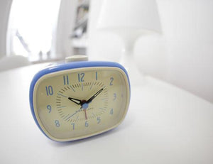 Retro Alarm Clock + Blue