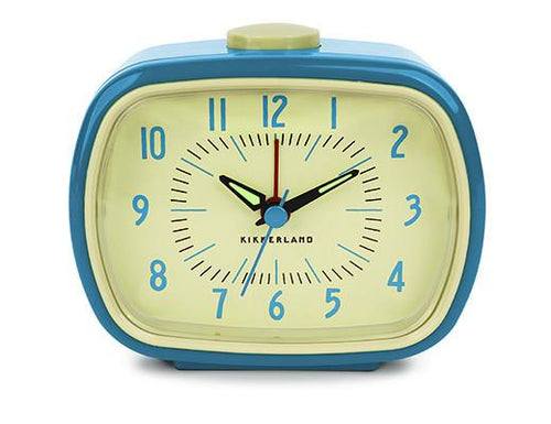 Retro Alarm Clock + Blue