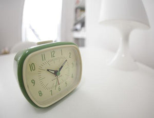 Retro Alarm Clock + Green