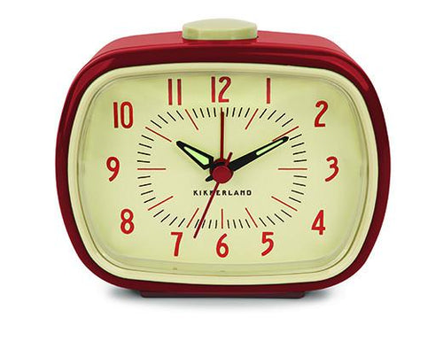 Retro Alarm Clock + Red