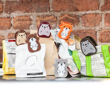 Load image into Gallery viewer, Woodland Bag Clips Set Of 6
