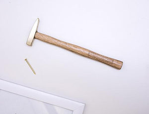 Brass And Wood Hammer