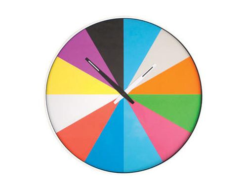 Wall Clock + Ultra Flat Multi Color