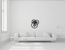 Load image into Gallery viewer, Triple Gear Wall Clock