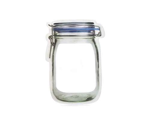 Zipper Mason Jar Large Bag