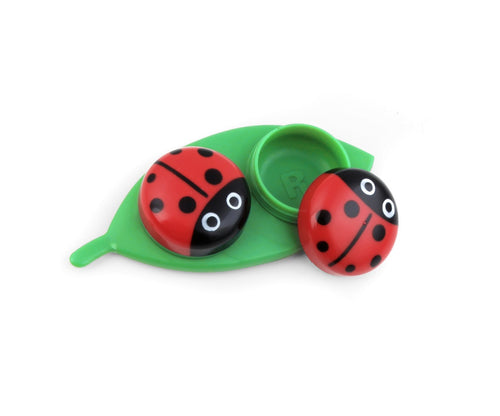 Contact Lens Case Ladybug On Leaf