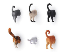 Load image into Gallery viewer, Cat Butt Magnets Set Of 6