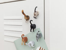 Load image into Gallery viewer, Cat Butt Magnets Set Of 6